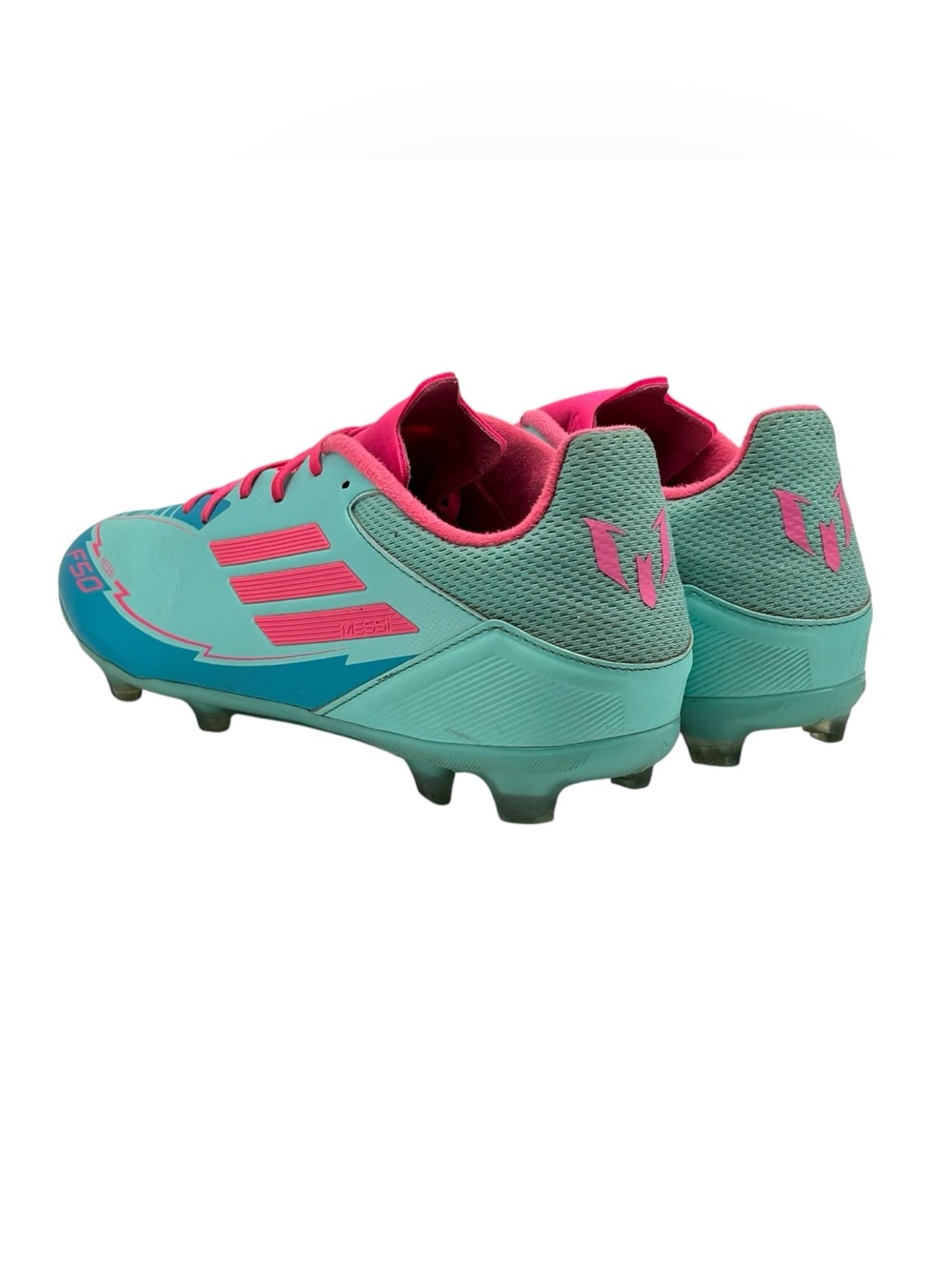 Adidas Messi F50 League Aqua Mens Size 10 Soccer Cleats IH0928 - Picture 8 of 12